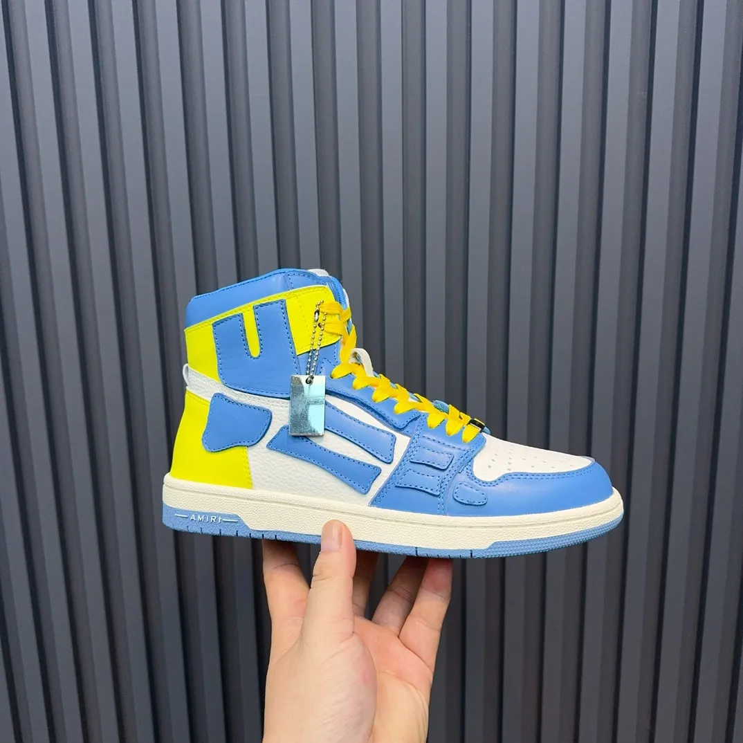 Men's shoes💰620💰 AMIRI AMIRI trendy brand hot sale🔥 Available all year round✅Couples💑 Official website synchronization Imported fabrics 1⃣️ratio 1⃣️Re-engraved, original factory special original sole, 35-45 (38.45. Non-refundable)